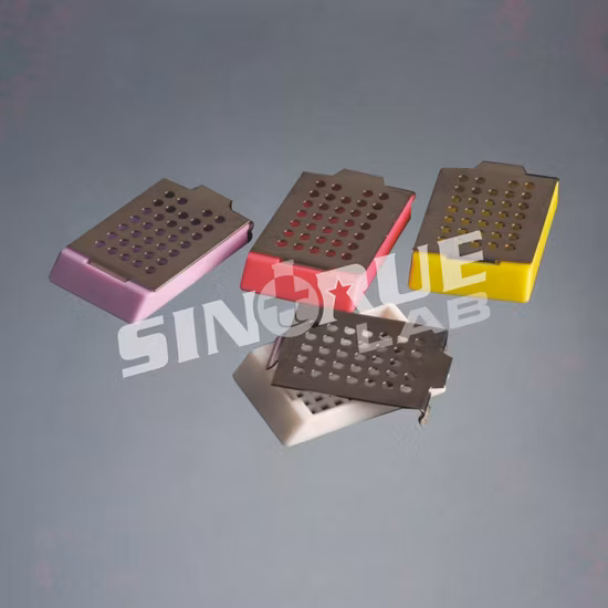 Modèles jetables de base de tissu d'histologie incorporant des accessoires de cassettes