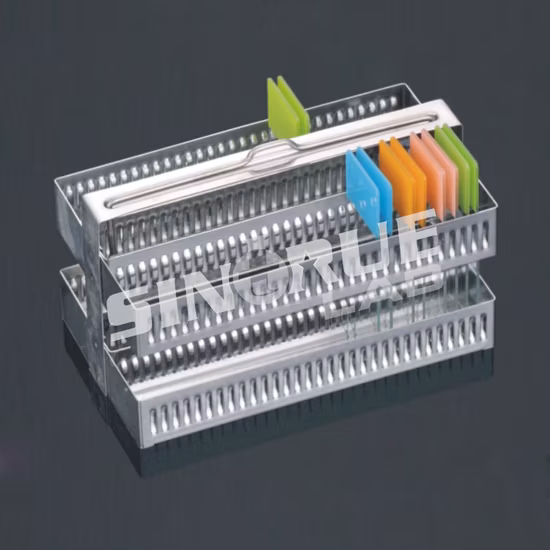Boîtes de rangement pour lames de microscope de laboratoire pour 50 lames 1