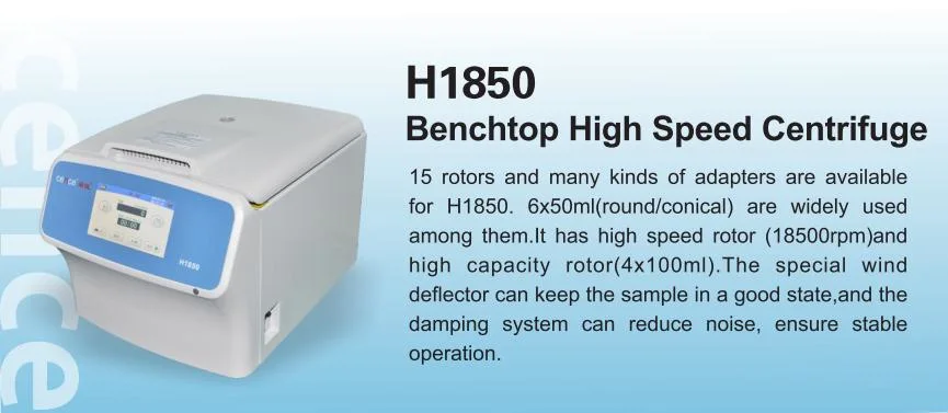 H1850 High Speed Laboratory Centrifuge