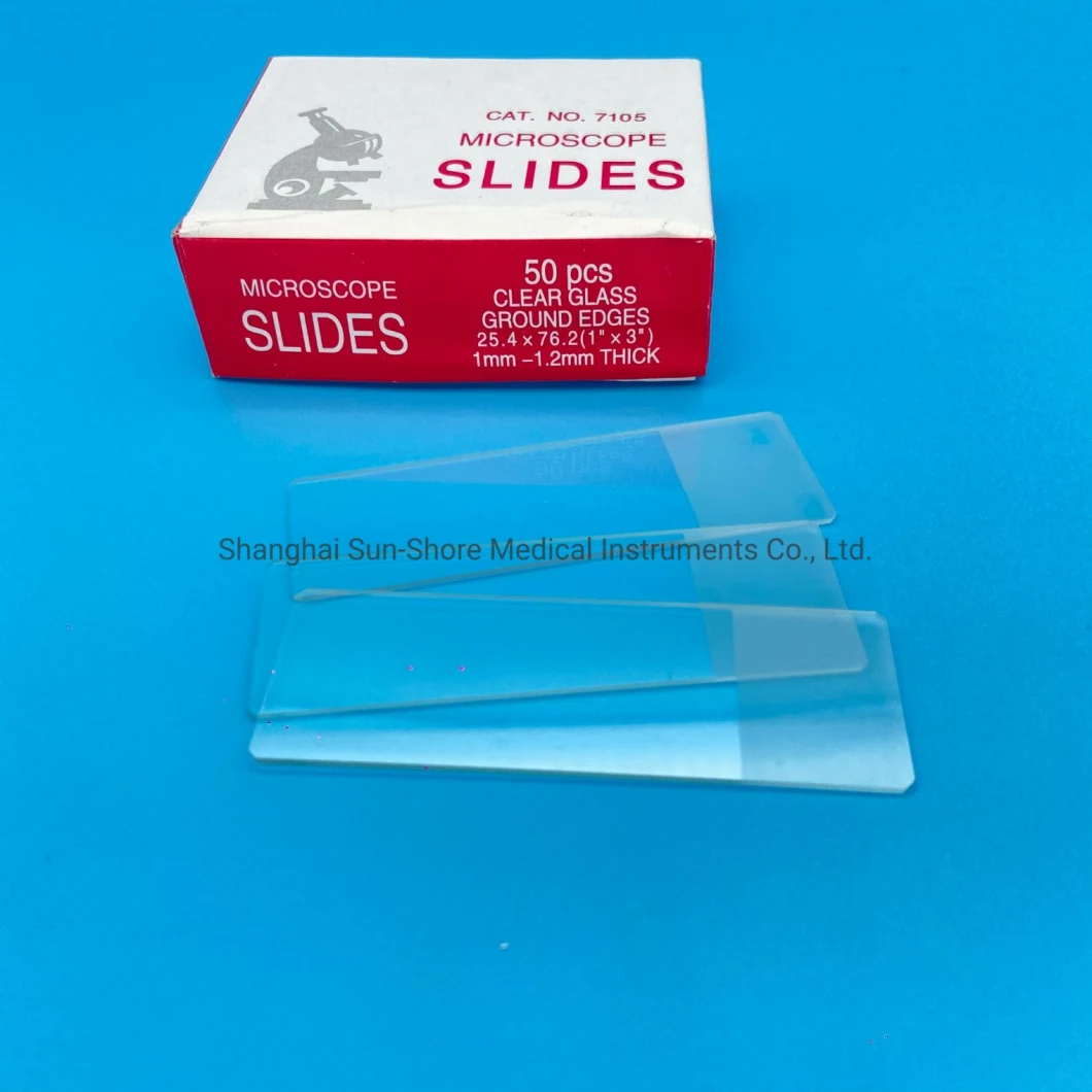 China Products/Suppliers. Disposable Medical Positive Charge Glass Prepared Microscope Slide