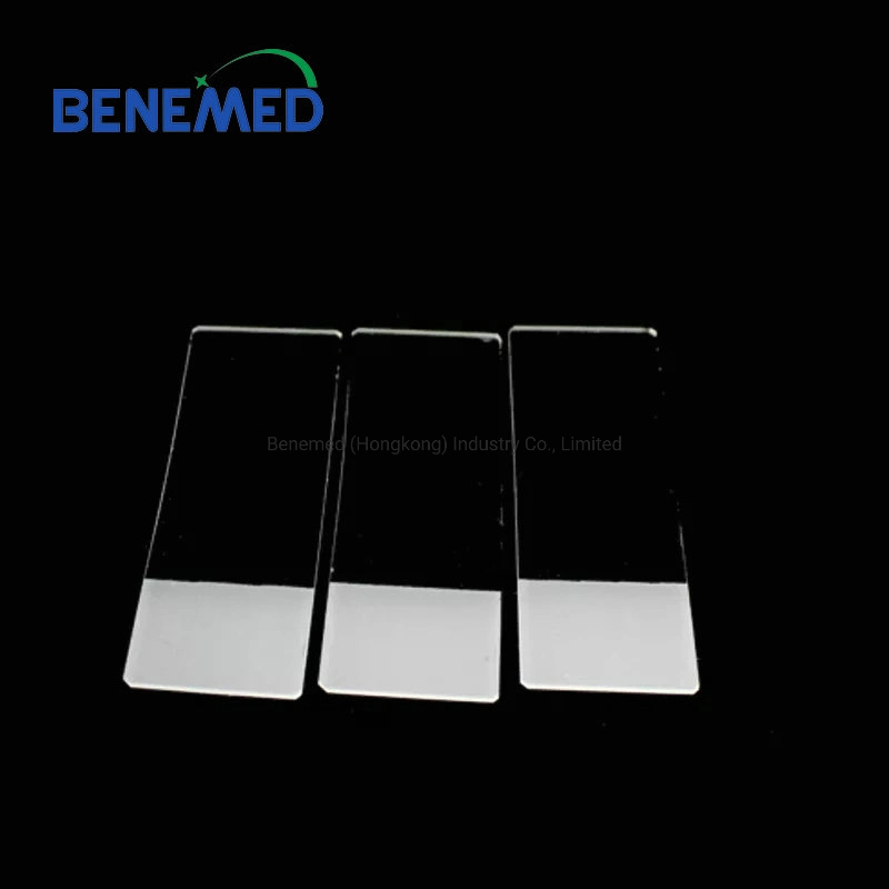 Disposable Lab Consumable Polishing Adhesion Microscope Slides Frosted Ground Edge