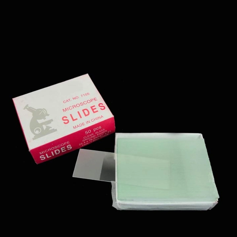 7105 Frosted Ground Edge Microscope Slides and Cover Glass