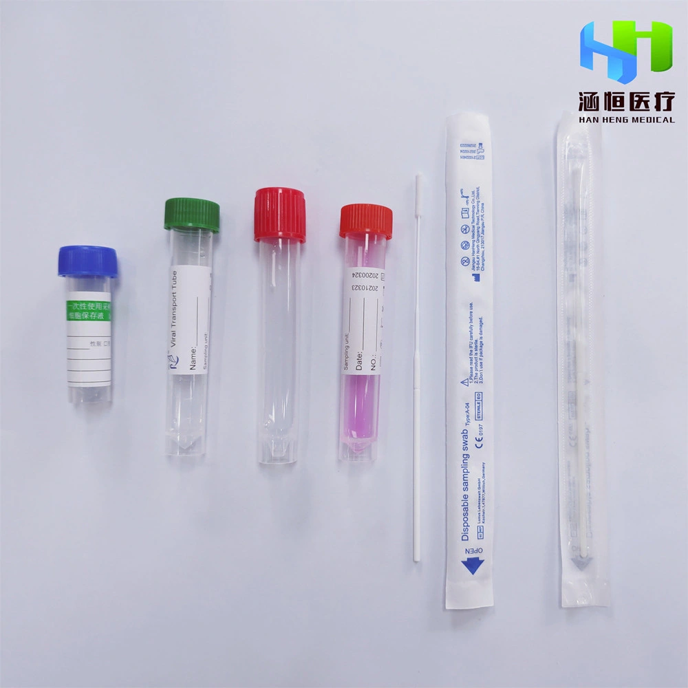 China Manufacturer 2ml 3ml Medical Transport Solution Gynecological Examination Kits with Cytology Brush