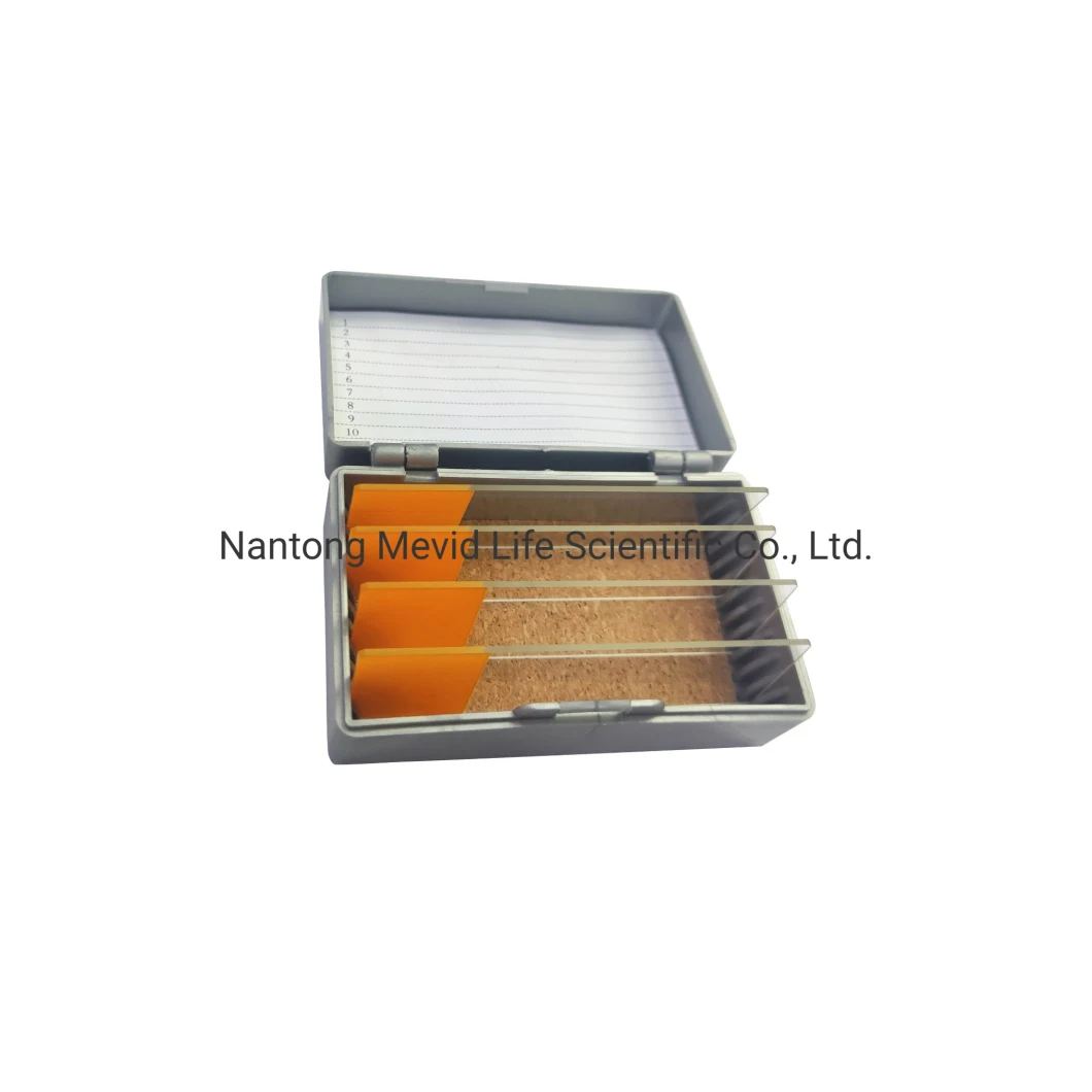 Laboratory Consumable Microscope Slide Storage Boxes with Highly Polished