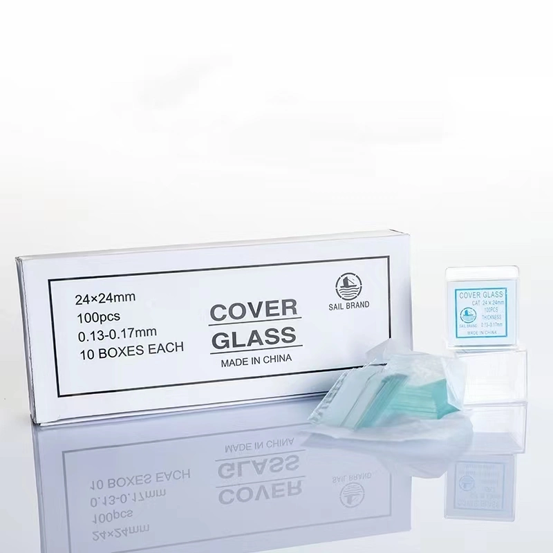 Laboratory Glassware 22X22mm 22*24mm Microscope Cover Glass