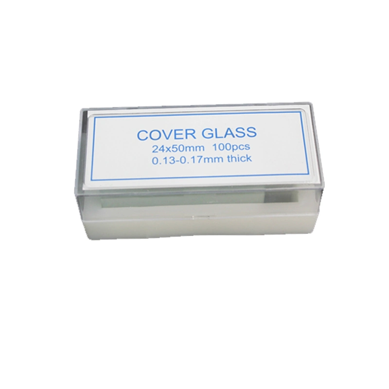 Medical Transparent Clear Microscope 24X50mm Microscope Cover Glass