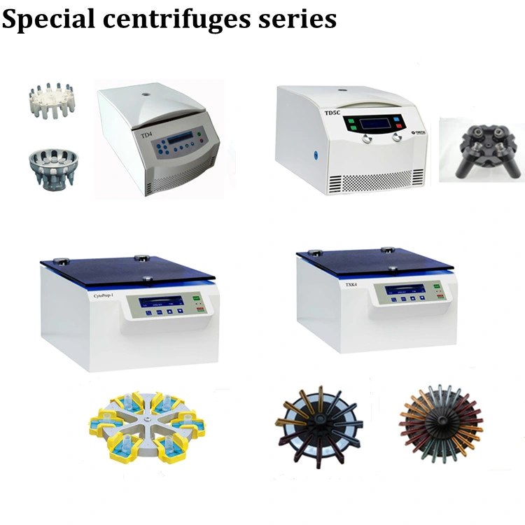 China Liquid Cytology Cell Smear Low Speed Laboratory Centrifuge with Swing out Rotor