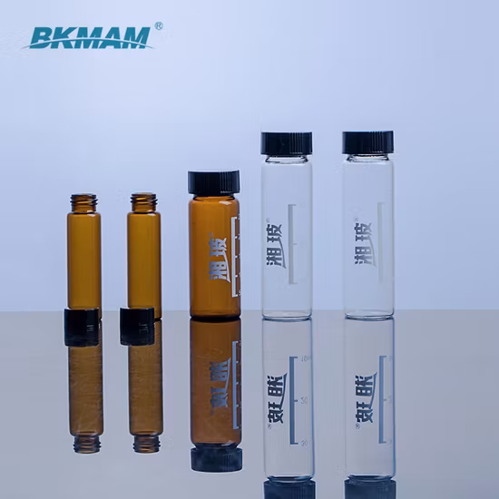 Flacon en verre ambré de bonne qualité Flacon de réactif 30 ml pour le stockage en laboratoire