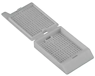 Cassette d'enrobage de tissu de base de moule en plastique de processus de laboratoire de haute qualité pour l'histologie