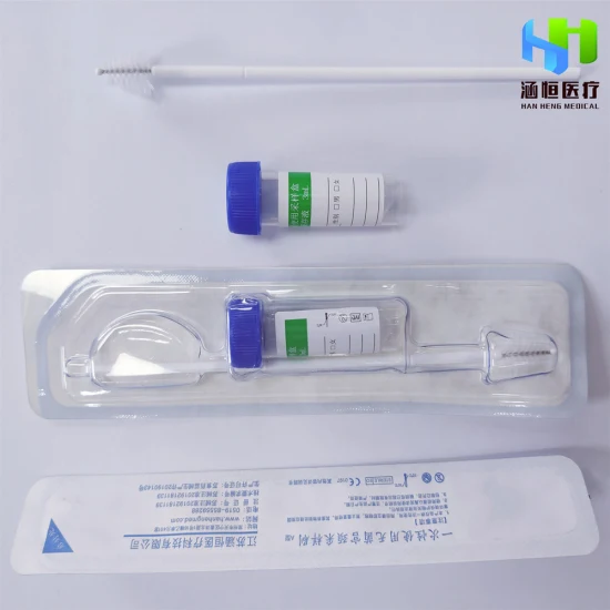 Kits d'examen gynécologique de solution de transport médical du fabricant de la Chine 2ml 3ml avec la brosse de cytologie